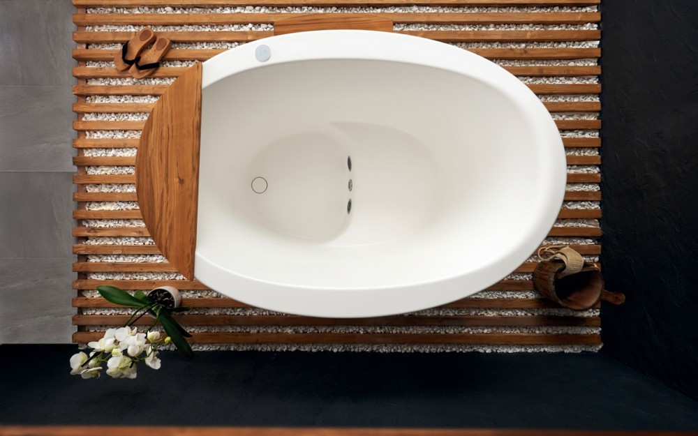 Aquatica True Ofuro Tranquility Heated Japanese Bathtub (US version